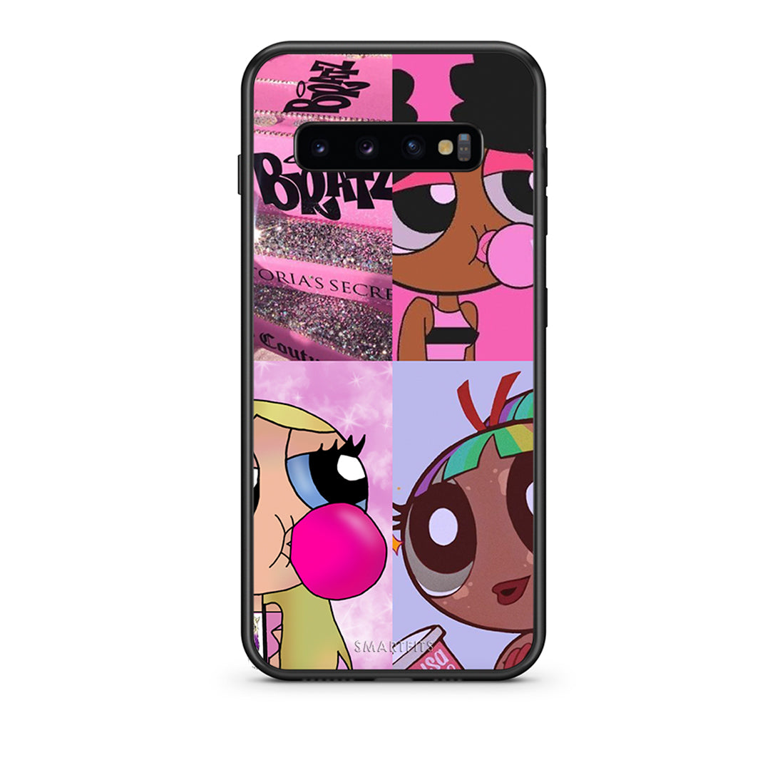 samsung s10 plus Bubble Girls Θήκη Αγίου Βαλεντίνου από τη Smartfits με σχέδιο στο πίσω μέρος και μαύρο περίβλημα | Smartphone case with colorful back and black bezels by Smartfits