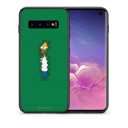 Θήκη Αγίου Βαλεντίνου Samsung S10 Bush Man από τη Smartfits με σχέδιο στο πίσω μέρος και μαύρο περίβλημα | Samsung S10 Bush Man case with colorful back and black bezels