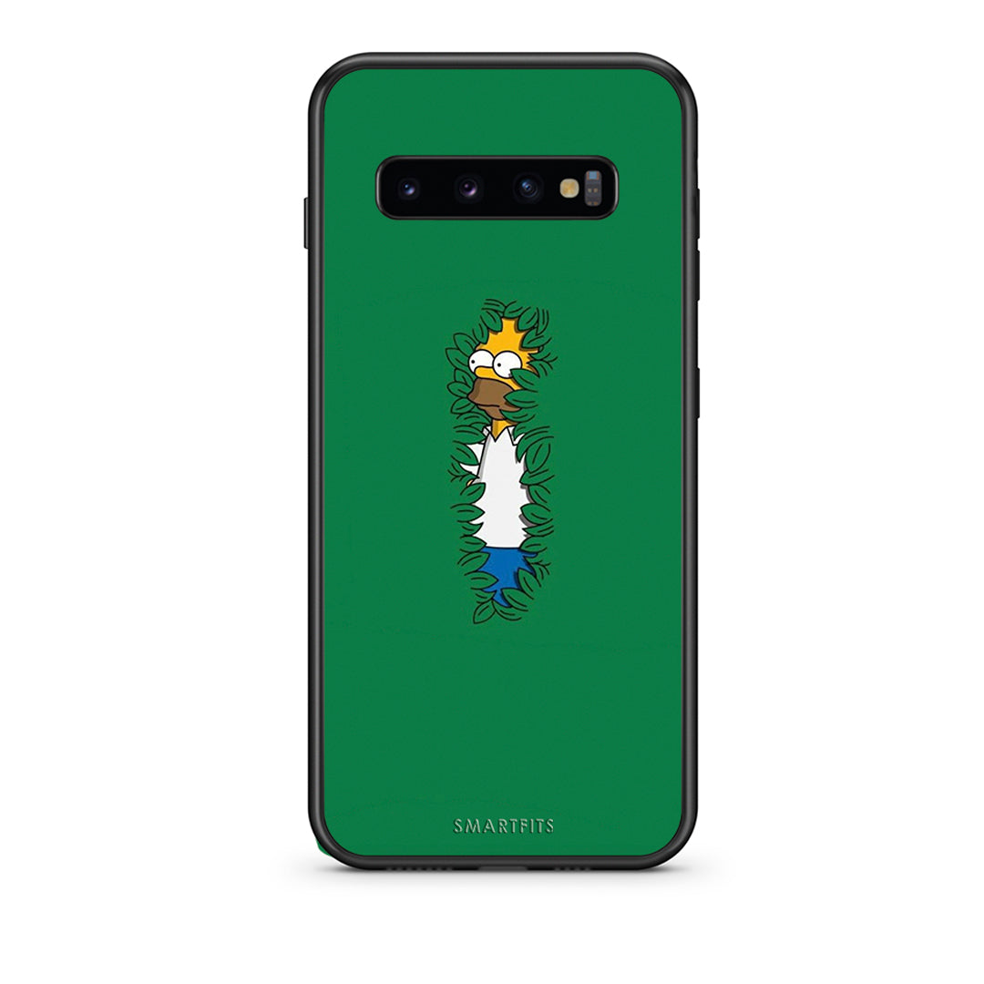 samsung s10 plus Bush Man Θήκη Αγίου Βαλεντίνου από τη Smartfits με σχέδιο στο πίσω μέρος και μαύρο περίβλημα | Smartphone case with colorful back and black bezels by Smartfits