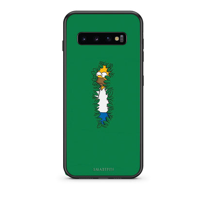 samsung s10 plus Bush Man Θήκη Αγίου Βαλεντίνου από τη Smartfits με σχέδιο στο πίσω μέρος και μαύρο περίβλημα | Smartphone case with colorful back and black bezels by Smartfits