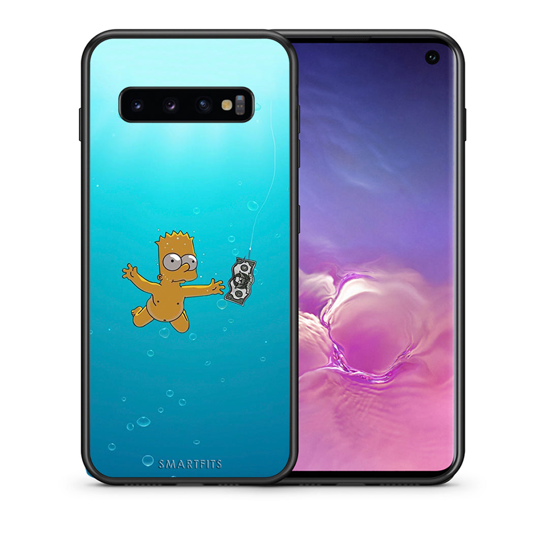 Θήκη Samsung S10+ Chasing Money από τη Smartfits με σχέδιο στο πίσω μέρος και μαύρο περίβλημα | Samsung S10+ Chasing Money case with colorful back and black bezels