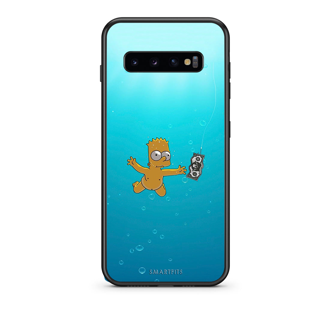 samsung s10 plus Chasing Money θήκη από τη Smartfits με σχέδιο στο πίσω μέρος και μαύρο περίβλημα | Smartphone case with colorful back and black bezels by Smartfits