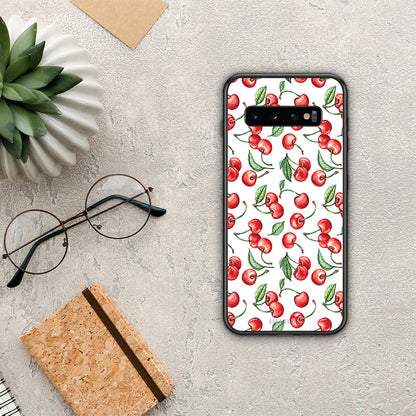 Cherry Summer - Samsung Galaxy S10+ θήκη