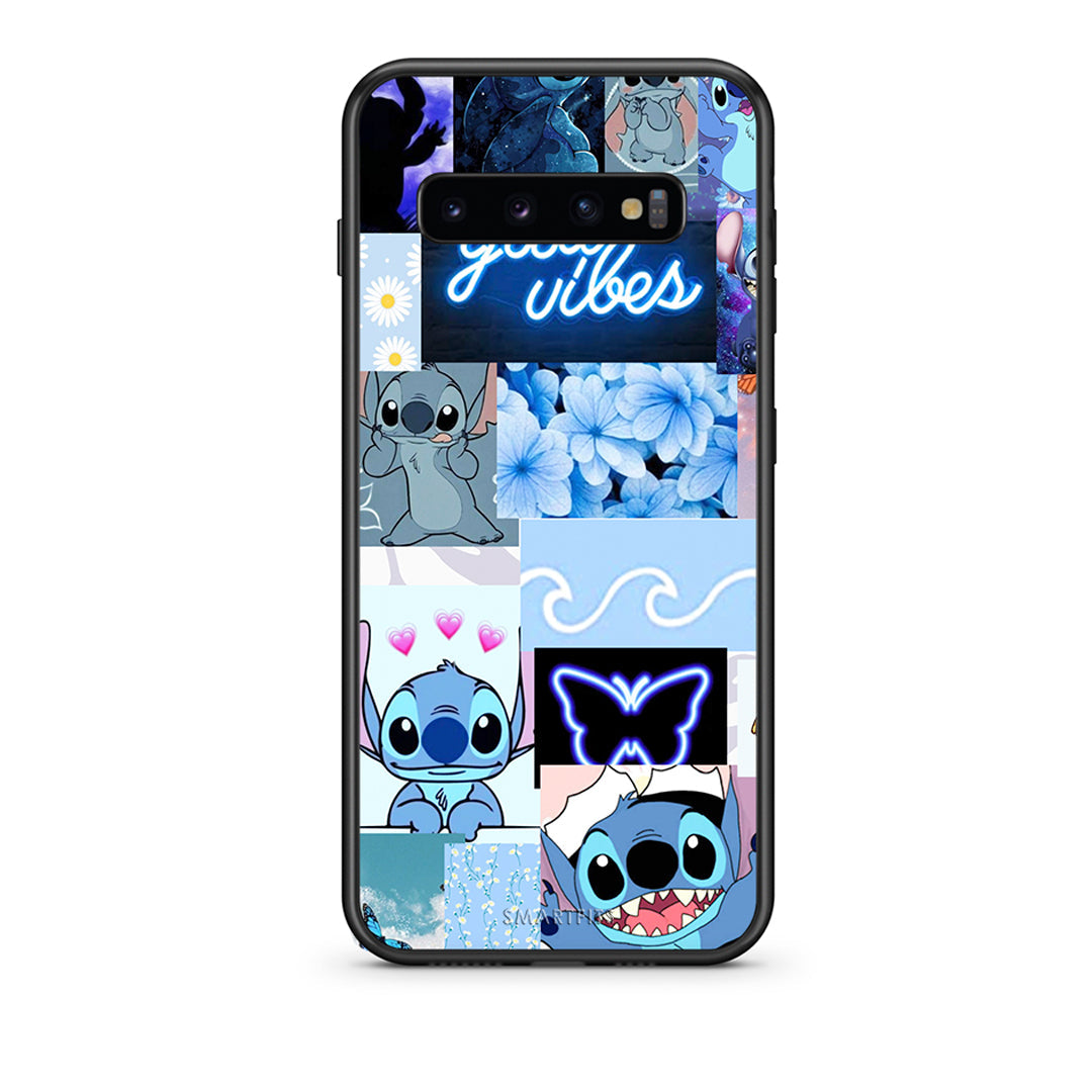 samsung s10 Collage Good Vibes Θήκη Αγίου Βαλεντίνου από τη Smartfits με σχέδιο στο πίσω μέρος και μαύρο περίβλημα | Smartphone case with colorful back and black bezels by Smartfits