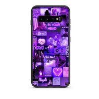 Thumbnail for samsung s10 plus Collage Stay Wild Θήκη Αγίου Βαλεντίνου από τη Smartfits με σχέδιο στο πίσω μέρος και μαύρο περίβλημα | Smartphone case with colorful back and black bezels by Smartfits