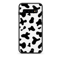 Thumbnail for samsung s10 plus Cow Print θήκη από τη Smartfits με σχέδιο στο πίσω μέρος και μαύρο περίβλημα | Smartphone case with colorful back and black bezels by Smartfits