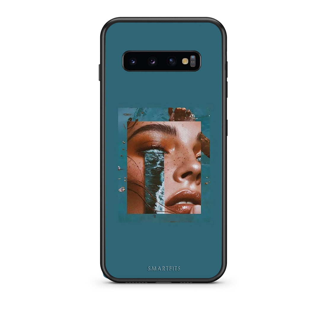 samsung s10 plus Cry An Ocean θήκη από τη Smartfits με σχέδιο στο πίσω μέρος και μαύρο περίβλημα | Smartphone case with colorful back and black bezels by Smartfits