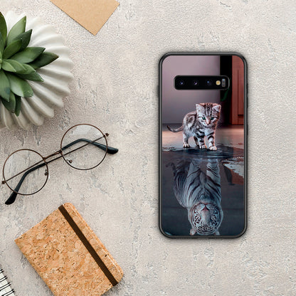 Cute Tiger - Samsung Galaxy S10 θήκη