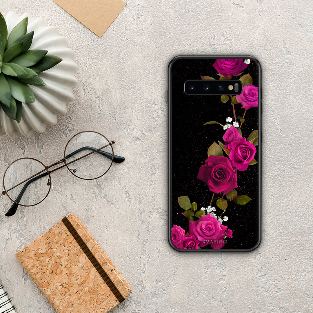 Flower Red Roses - Samsung Galaxy S10 θήκη