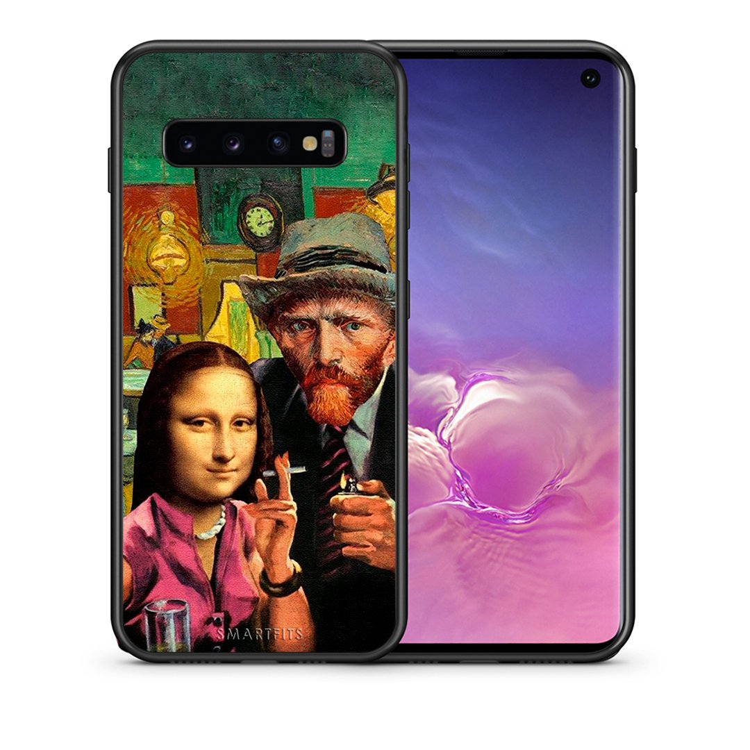 Θήκη Samsung S10+ Funny Art από τη Smartfits με σχέδιο στο πίσω μέρος και μαύρο περίβλημα | Samsung S10+ Funny Art case with colorful back and black bezels