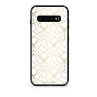 Thumbnail for 111 - samsung galaxy s10 plus Luxury White Geometric case, cover, bumper