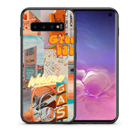 Thumbnail for Θήκη Αγίου Βαλεντίνου Samsung S10 Groovy Babe από τη Smartfits με σχέδιο στο πίσω μέρος και μαύρο περίβλημα | Samsung S10 Groovy Babe case with colorful back and black bezels