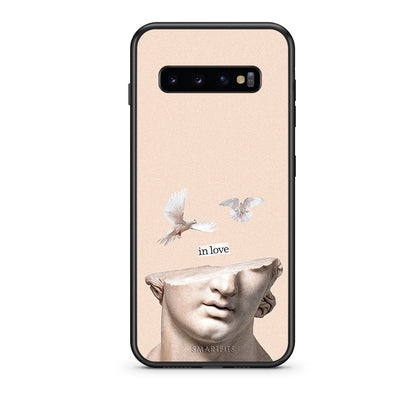 samsung s10 In Love θήκη από τη Smartfits με σχέδιο στο πίσω μέρος και μαύρο περίβλημα | Smartphone case with colorful back and black bezels by Smartfits