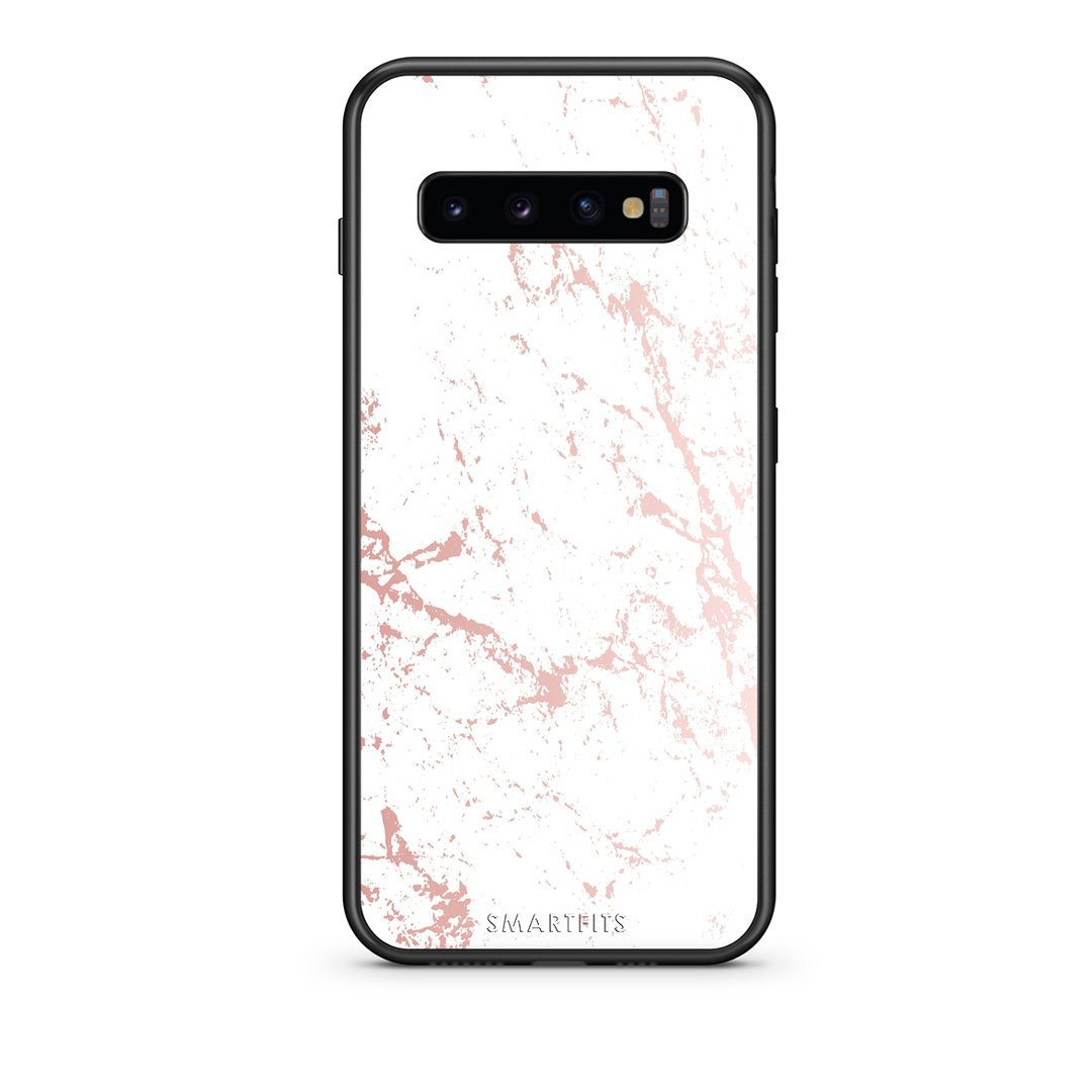 116 - samsung galaxy s10 plus Pink Splash Marble case, cover, bumper