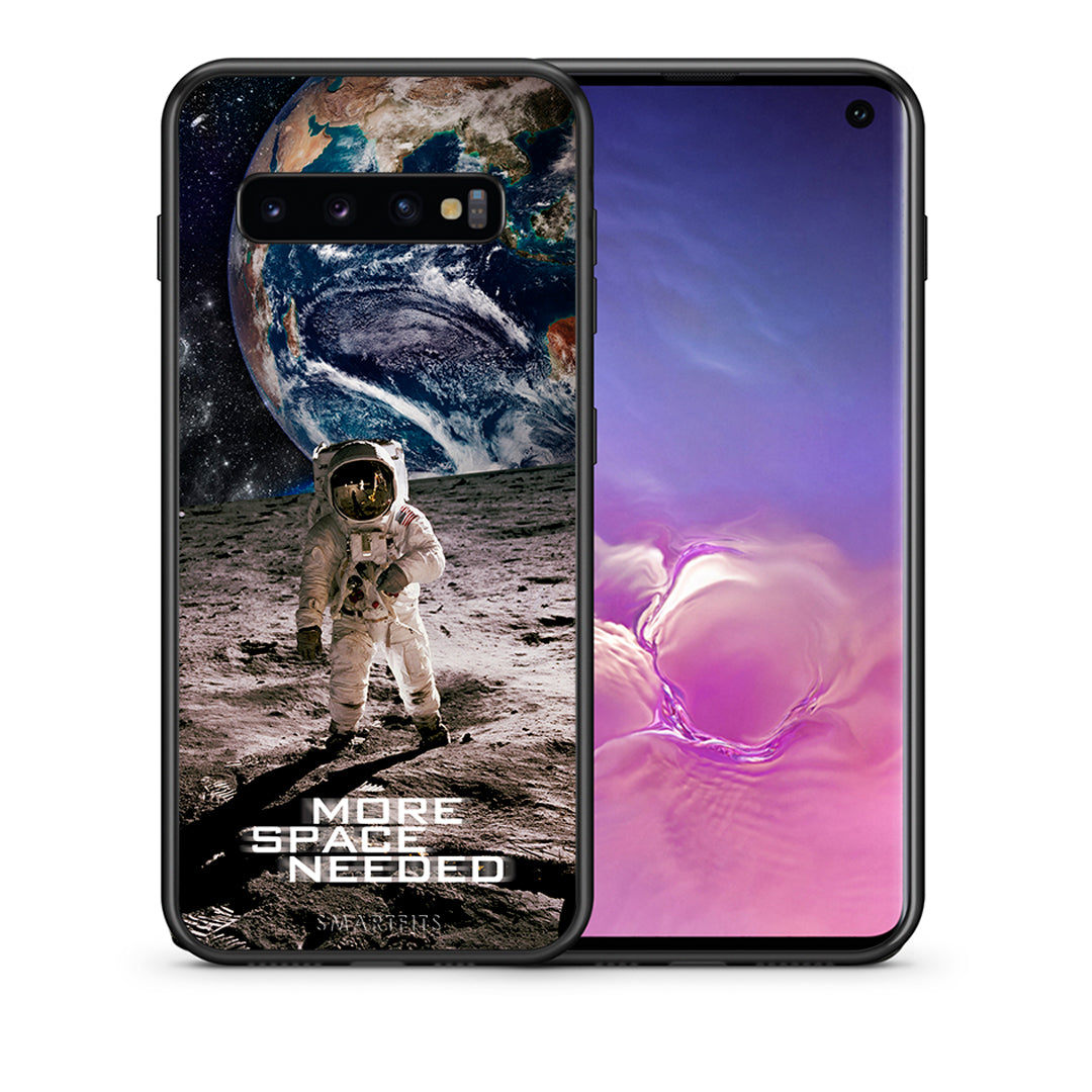 Θήκη Samsung S10+ More Space από τη Smartfits με σχέδιο στο πίσω μέρος και μαύρο περίβλημα | Samsung S10+ More Space case with colorful back and black bezels