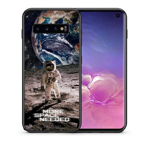 Θήκη Samsung S10+ More Space από τη Smartfits με σχέδιο στο πίσω μέρος και μαύρο περίβλημα | Samsung S10+ More Space case with colorful back and black bezels