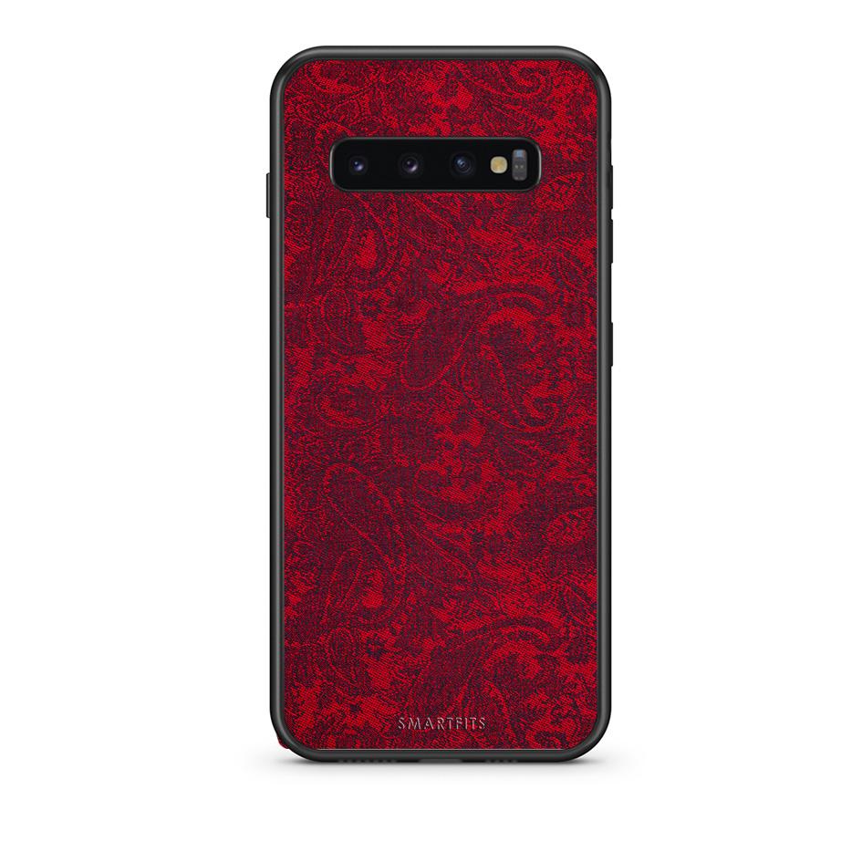 samsung s10 plus Paisley Cashmere θήκη από τη Smartfits με σχέδιο στο πίσω μέρος και μαύρο περίβλημα | Smartphone case with colorful back and black bezels by Smartfits