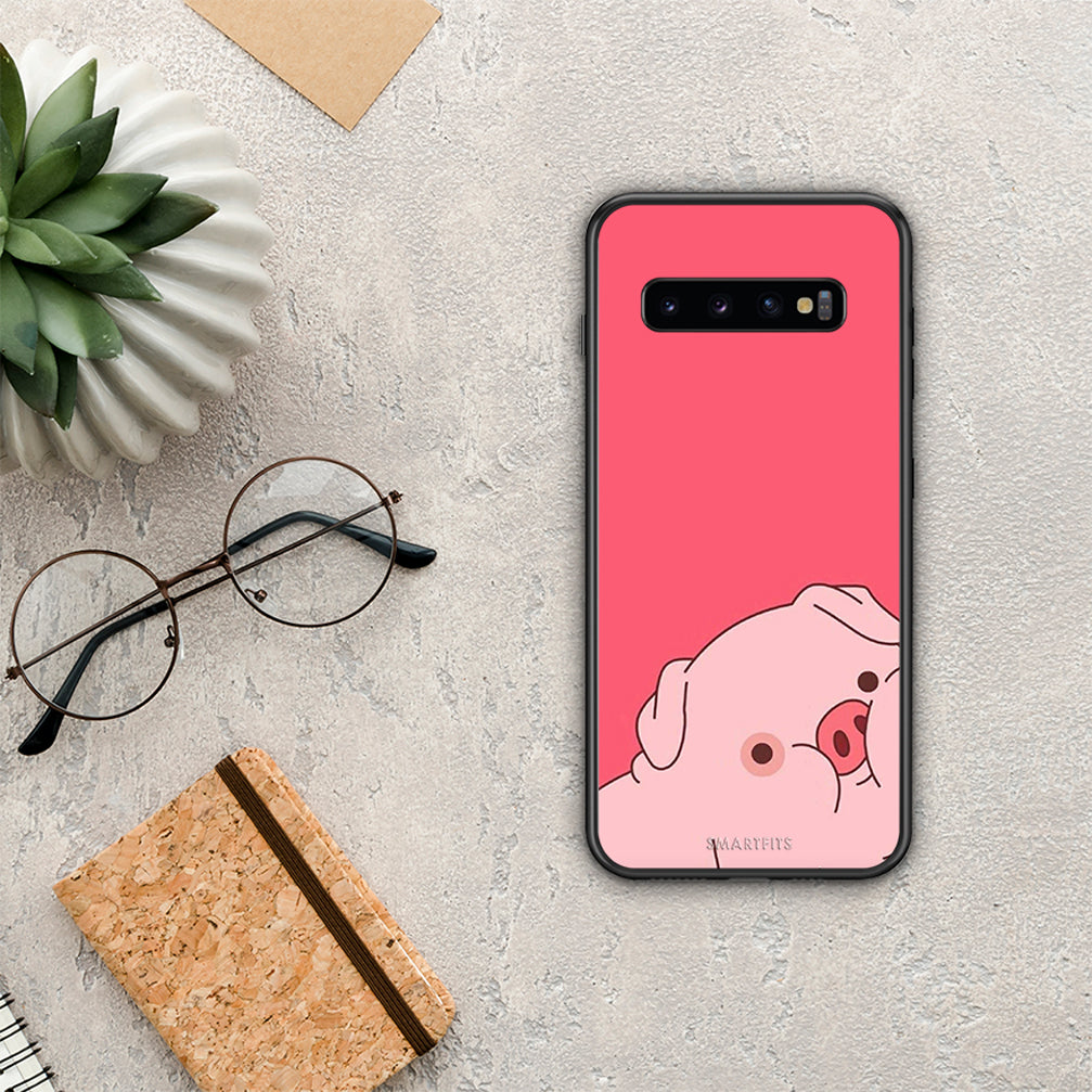 Pig Love 1 - Samsung Galaxy S10+ θήκη