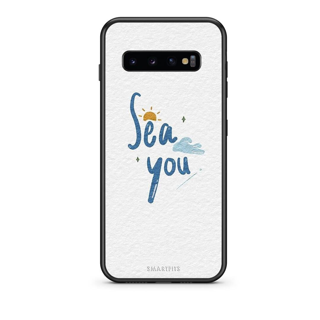 samsung s10 Sea You Θήκη από τη Smartfits με σχέδιο στο πίσω μέρος και μαύρο περίβλημα | Smartphone case with colorful back and black bezels by Smartfits