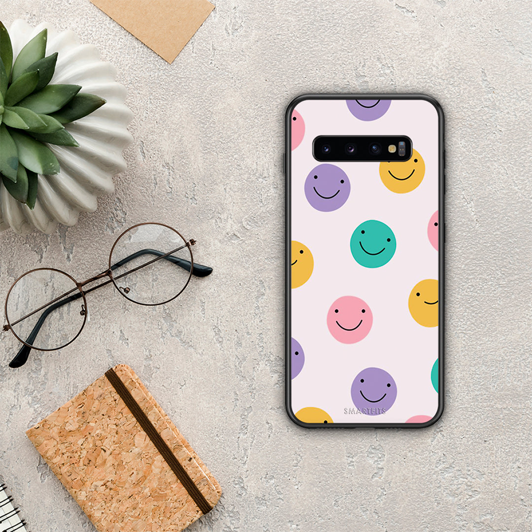 Smiley Faces - Samsung Galaxy S10 θήκη