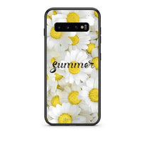 Thumbnail for samsung s10 Summer Daisies Θήκη από τη Smartfits με σχέδιο στο πίσω μέρος και μαύρο περίβλημα | Smartphone case with colorful back and black bezels by Smartfits