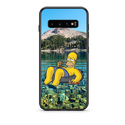 samsung s10 plus Summer Happiness Θήκη από τη Smartfits με σχέδιο στο πίσω μέρος και μαύρο περίβλημα | Smartphone case with colorful back and black bezels by Smartfits