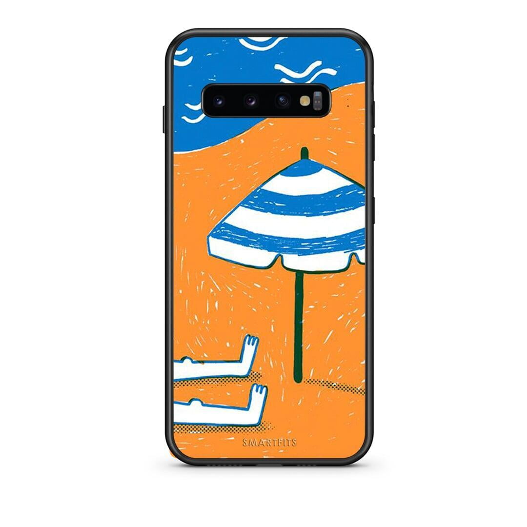 samsung s10 plus Summering Θήκη από τη Smartfits με σχέδιο στο πίσω μέρος και μαύρο περίβλημα | Smartphone case with colorful back and black bezels by Smartfits