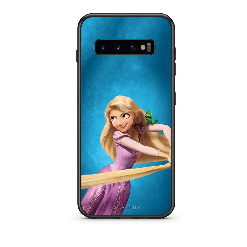 samsung s10 plus Tangled 2 Θήκη Αγίου Βαλεντίνου από τη Smartfits με σχέδιο στο πίσω μέρος και μαύρο περίβλημα | Smartphone case with colorful back and black bezels by Smartfits