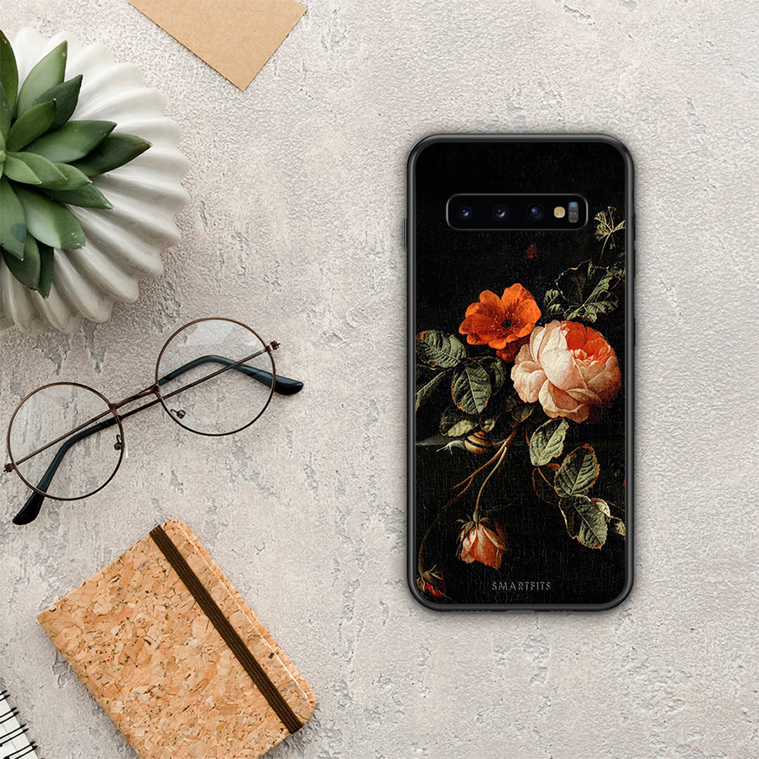 Vintage Roses - Samsung Galaxy S10+ θήκη