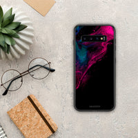 Thumbnail for Watercolor Pink Black - Samsung Galaxy S10+ θήκη