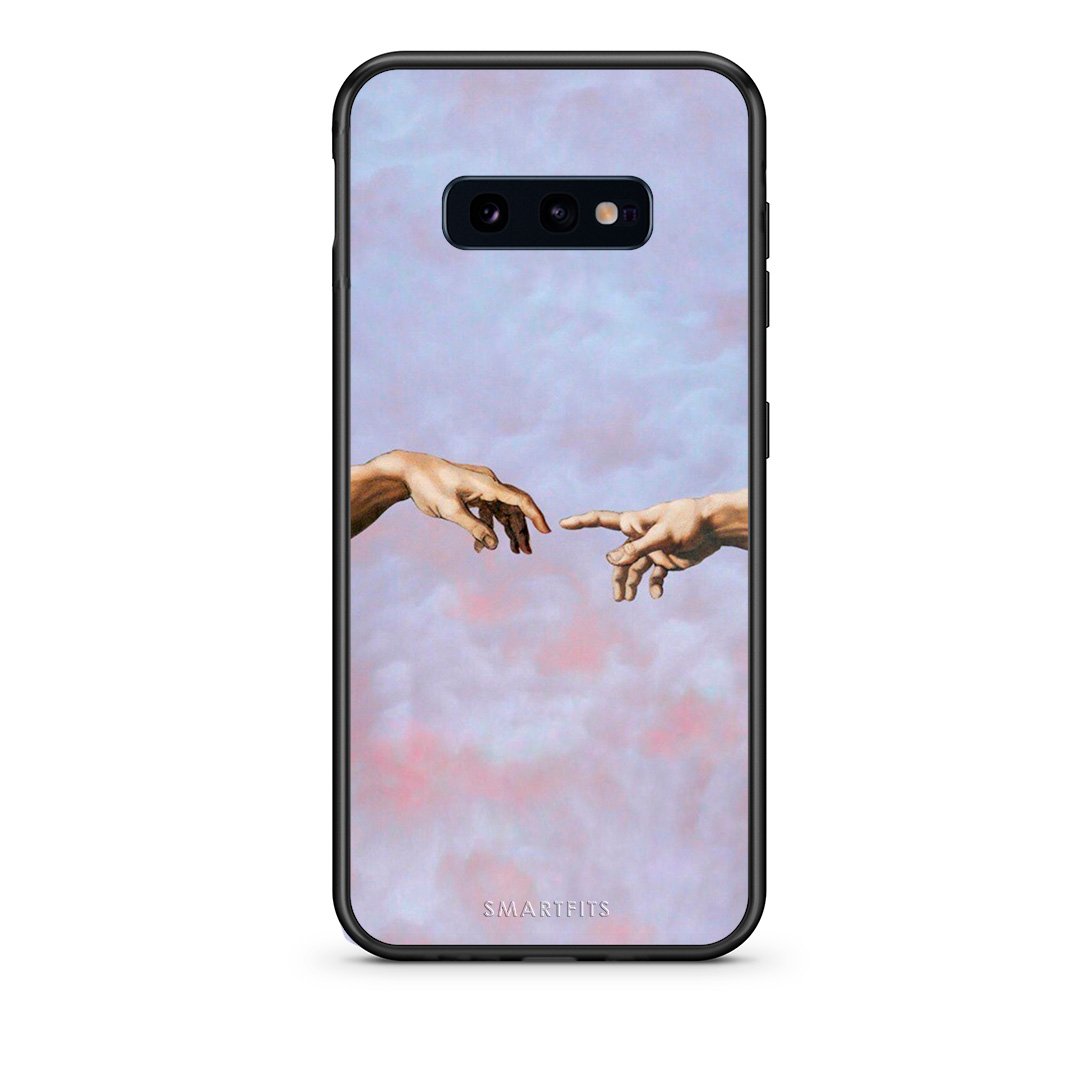 samsung s10e Adam Hand θήκη από τη Smartfits με σχέδιο στο πίσω μέρος και μαύρο περίβλημα | Smartphone case with colorful back and black bezels by Smartfits