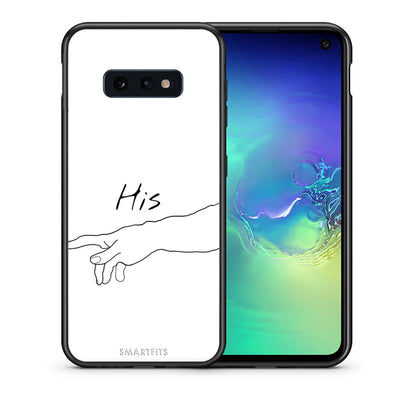 Θήκη Αγίου Βαλεντίνου Samsung S10e Aeshetic Love 2 από τη Smartfits με σχέδιο στο πίσω μέρος και μαύρο περίβλημα | Samsung S10e Aeshetic Love 2 case with colorful back and black bezels