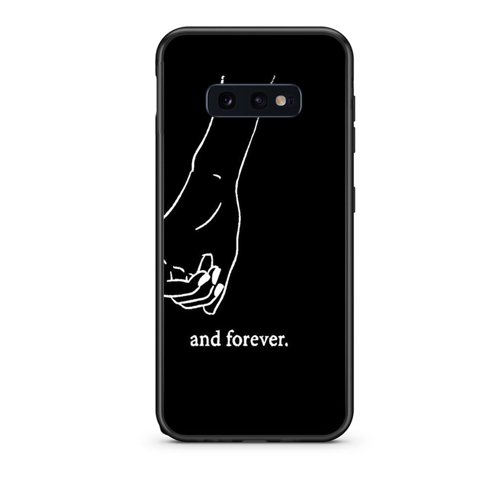 samsung s10e Always & Forever 2 Θήκη Αγίου Βαλεντίνου από τη Smartfits με σχέδιο στο πίσω μέρος και μαύρο περίβλημα | Smartphone case with colorful back and black bezels by Smartfits
