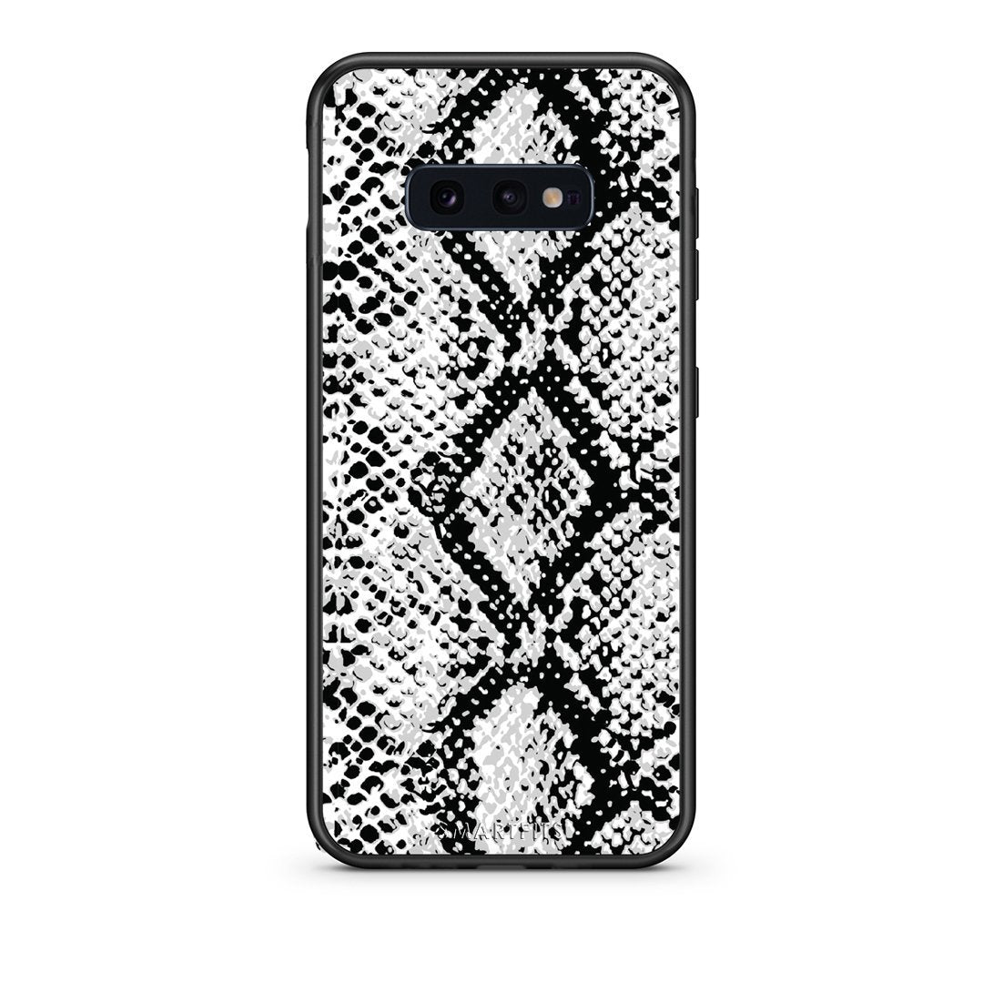 24 - samsung galaxy s10e  White Snake Animal case, cover, bumper