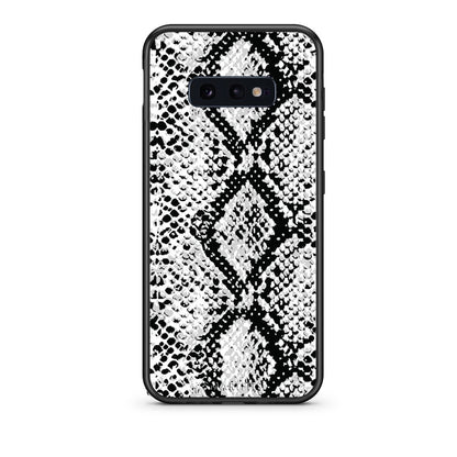 24 - samsung galaxy s10e  White Snake Animal case, cover, bumper