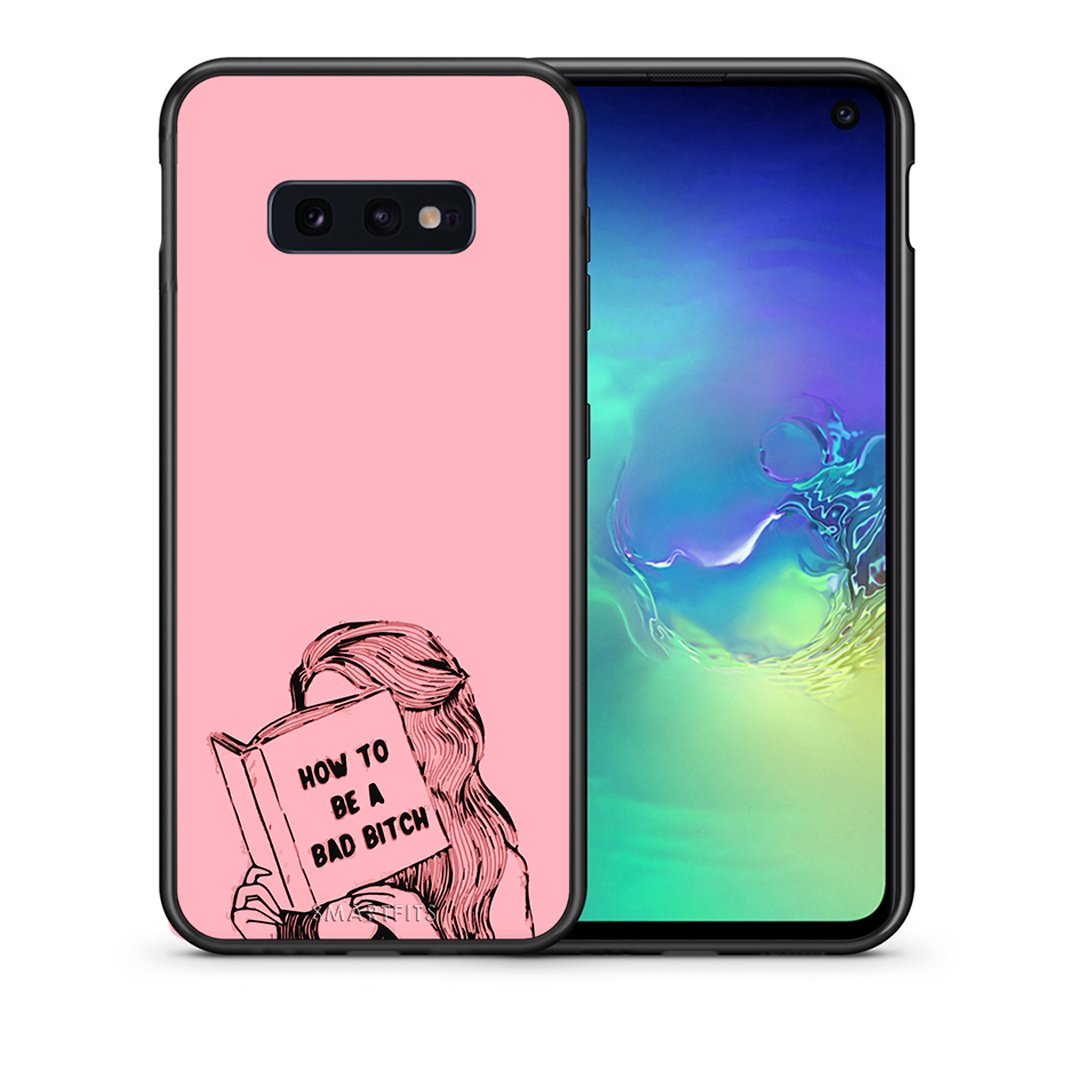 Θήκη Samsung S10e Bad Bitch από τη Smartfits με σχέδιο στο πίσω μέρος και μαύρο περίβλημα | Samsung S10e Bad Bitch case with colorful back and black bezels