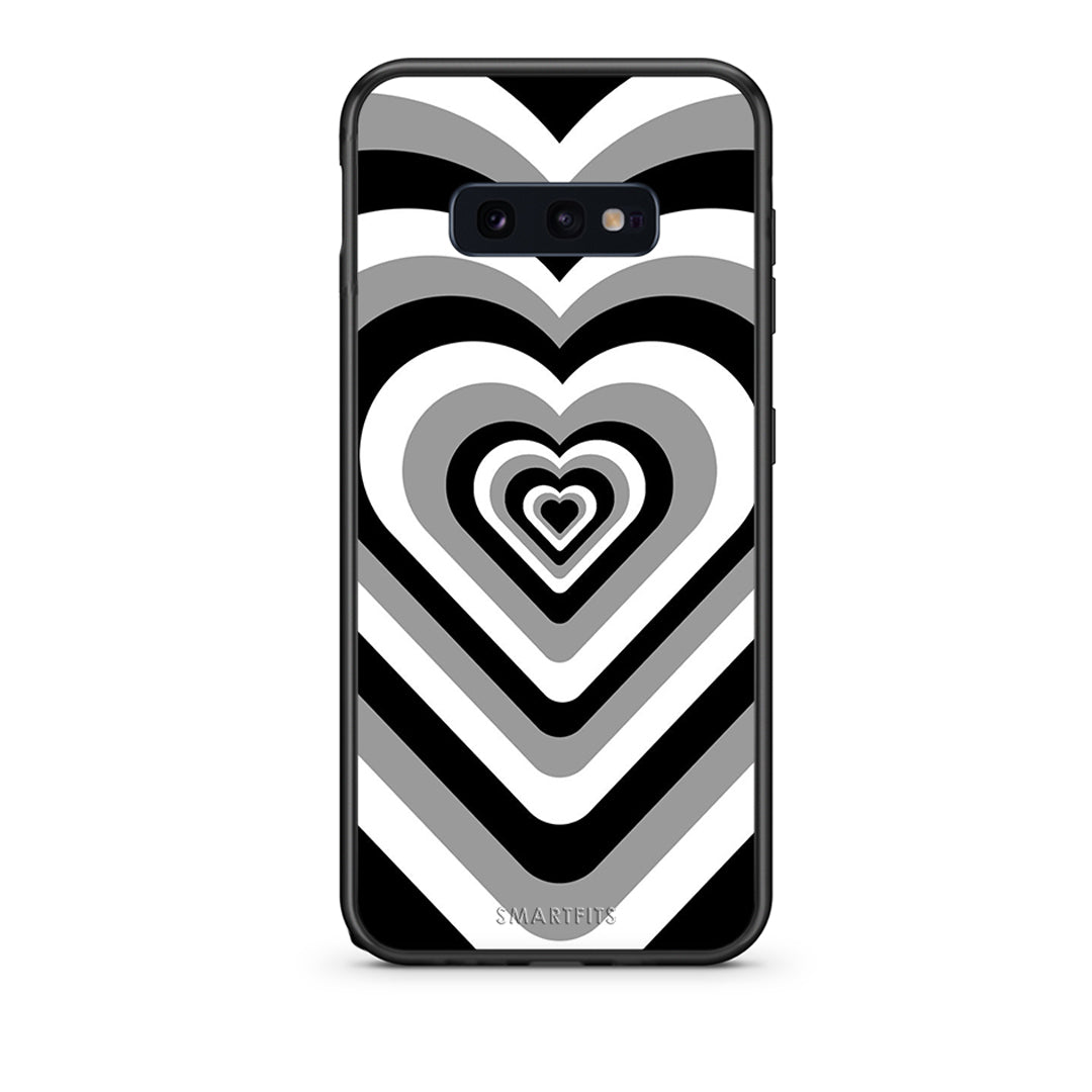 samsung s10e Black Hearts θήκη από τη Smartfits με σχέδιο στο πίσω μέρος και μαύρο περίβλημα | Smartphone case with colorful back and black bezels by Smartfits
