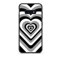 Thumbnail for samsung s10e Black Hearts θήκη από τη Smartfits με σχέδιο στο πίσω μέρος και μαύρο περίβλημα | Smartphone case with colorful back and black bezels by Smartfits