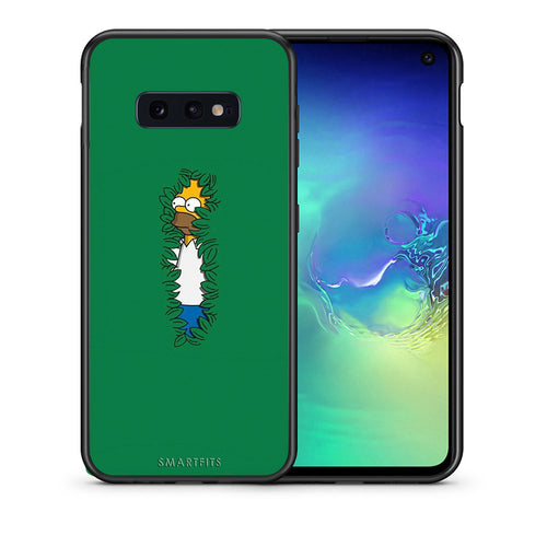 Θήκη Αγίου Βαλεντίνου Samsung S10e Bush Man από τη Smartfits με σχέδιο στο πίσω μέρος και μαύρο περίβλημα | Samsung S10e Bush Man case with colorful back and black bezels