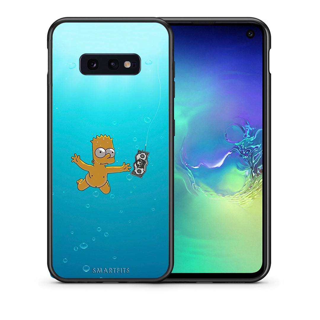 Θήκη Samsung S10e Chasing Money από τη Smartfits με σχέδιο στο πίσω μέρος και μαύρο περίβλημα | Samsung S10e Chasing Money case with colorful back and black bezels