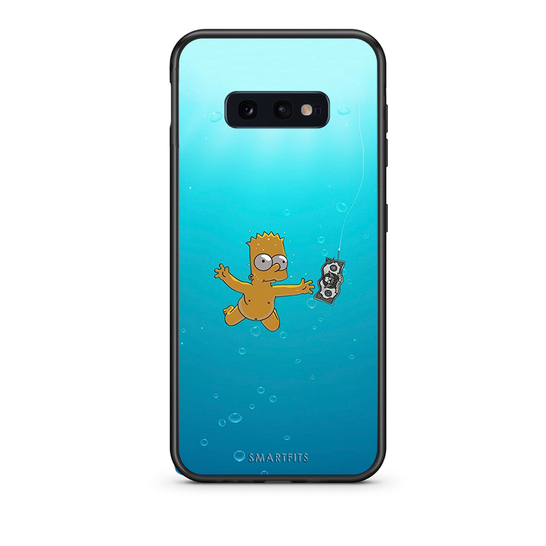samsung s10e Chasing Money θήκη από τη Smartfits με σχέδιο στο πίσω μέρος και μαύρο περίβλημα | Smartphone case with colorful back and black bezels by Smartfits