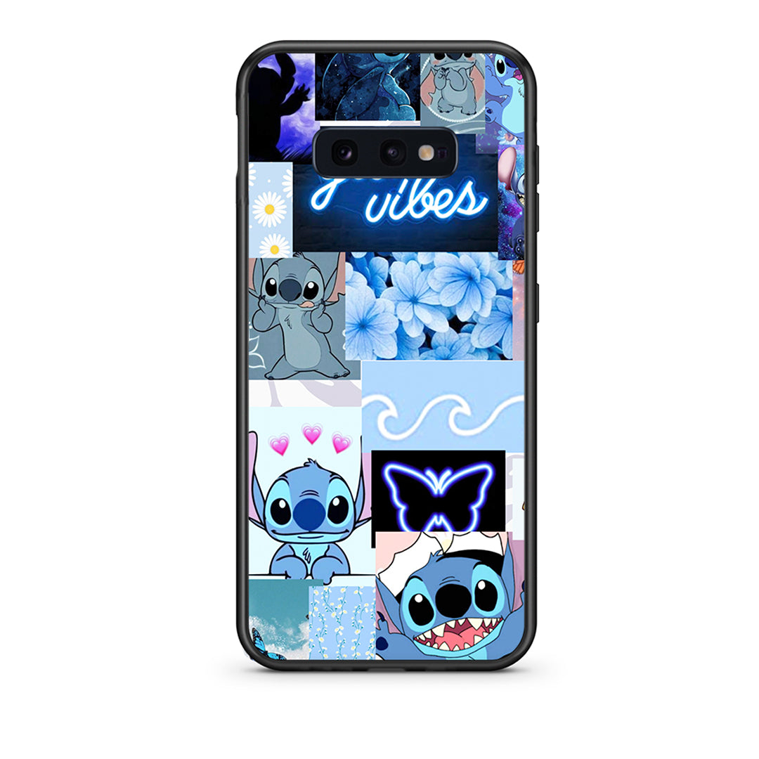samsung s10e Collage Good Vibes Θήκη Αγίου Βαλεντίνου από τη Smartfits με σχέδιο στο πίσω μέρος και μαύρο περίβλημα | Smartphone case with colorful back and black bezels by Smartfits