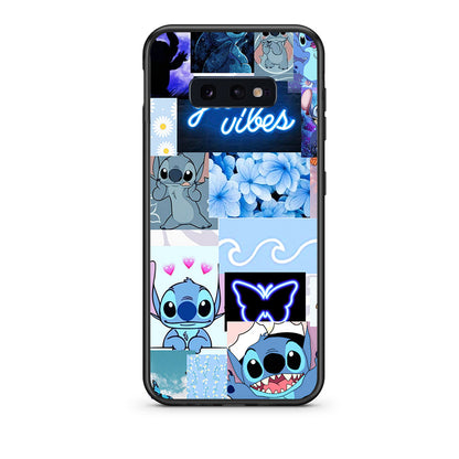 samsung s10e Collage Good Vibes Θήκη Αγίου Βαλεντίνου από τη Smartfits με σχέδιο στο πίσω μέρος και μαύρο περίβλημα | Smartphone case with colorful back and black bezels by Smartfits