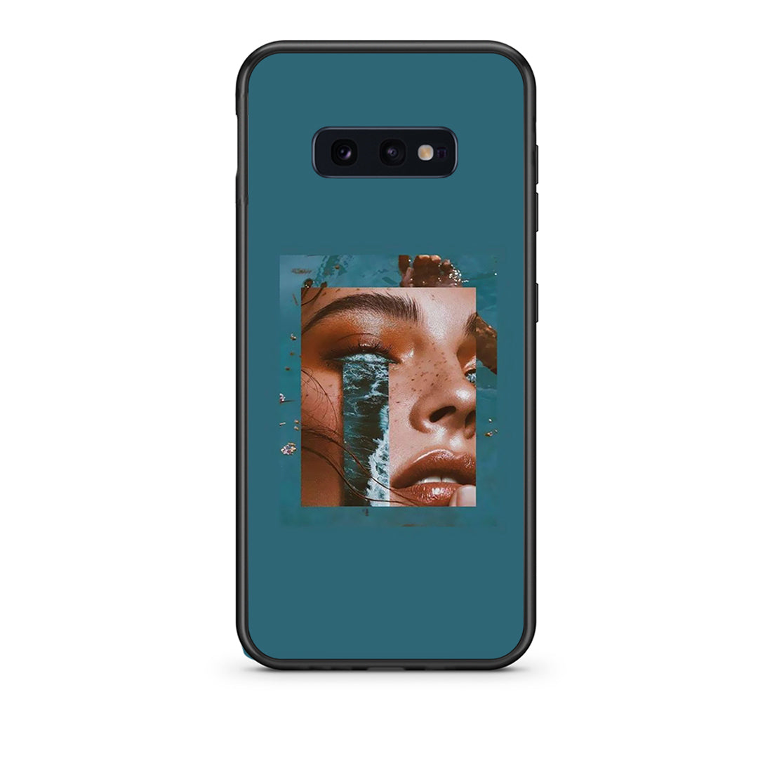 samsung s10e Cry An Ocean θήκη από τη Smartfits με σχέδιο στο πίσω μέρος και μαύρο περίβλημα | Smartphone case with colorful back and black bezels by Smartfits