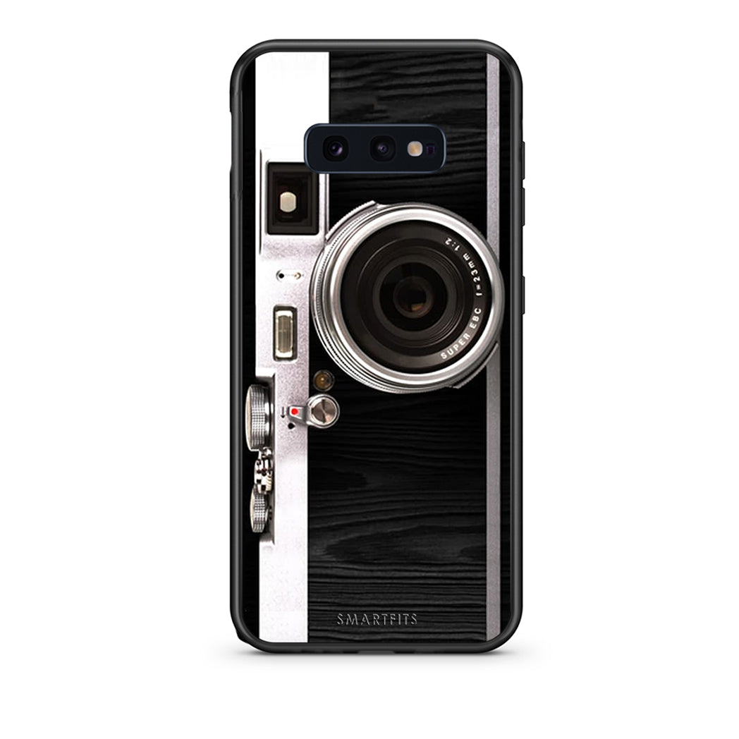 samsung s10e Emily In Paris θήκη από τη Smartfits με σχέδιο στο πίσω μέρος και μαύρο περίβλημα | Smartphone case with colorful back and black bezels by Smartfits