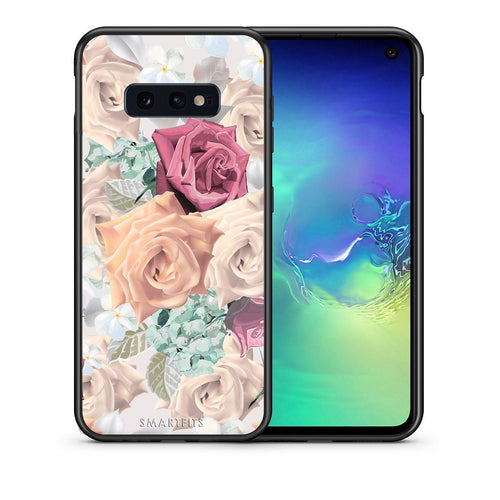 Θήκη Samsung S10e Bouquet Floral από τη Smartfits με σχέδιο στο πίσω μέρος και μαύρο περίβλημα | Samsung S10e Bouquet Floral case with colorful back and black bezels