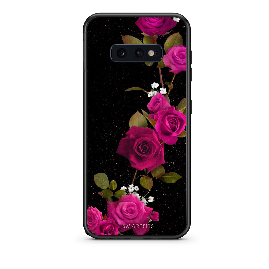 4 - samsung s10e Red Roses Flower case, cover, bumper