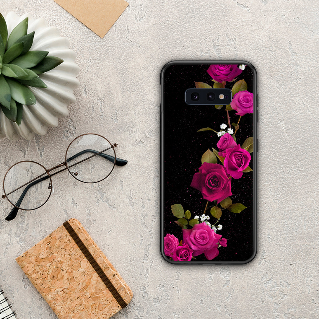 Flower Red Roses - Samsung Galaxy S10e θήκη