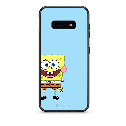 samsung s10e Friends Bob θήκη από τη Smartfits με σχέδιο στο πίσω μέρος και μαύρο περίβλημα | Smartphone case with colorful back and black bezels by Smartfits