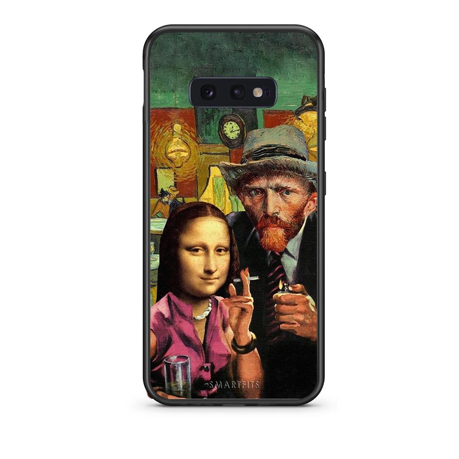 samsung s10e Funny Art θήκη από τη Smartfits με σχέδιο στο πίσω μέρος και μαύρο περίβλημα | Smartphone case with colorful back and black bezels by Smartfits